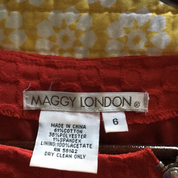 MAGGY LONDON red dress - Picture 4 of 4